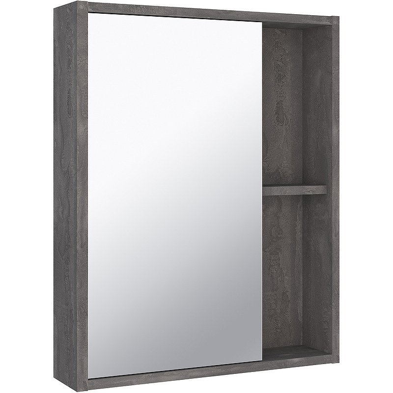Зеркальный шкаф Runo Эко 52 00-00001324 Железный камень