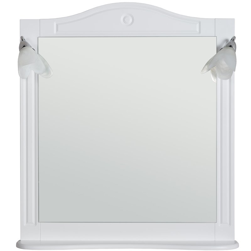 Зеркало Rush Devon 105 со светильниками Белое матовое
