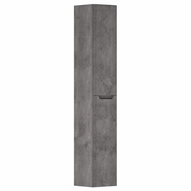 шкаф-пенал подвесной GRADEONIKA Пегас 300 бетон темный правый