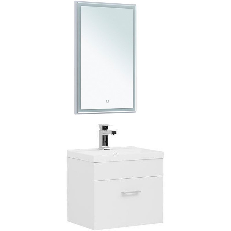 Комплект мебели для ванной Aquanet Нота 50 287699 подвесной Белый